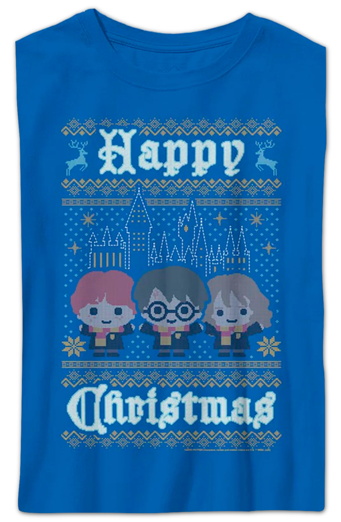 Boys Youth Happy Christmas Harry Potter Shirt - Image 2
