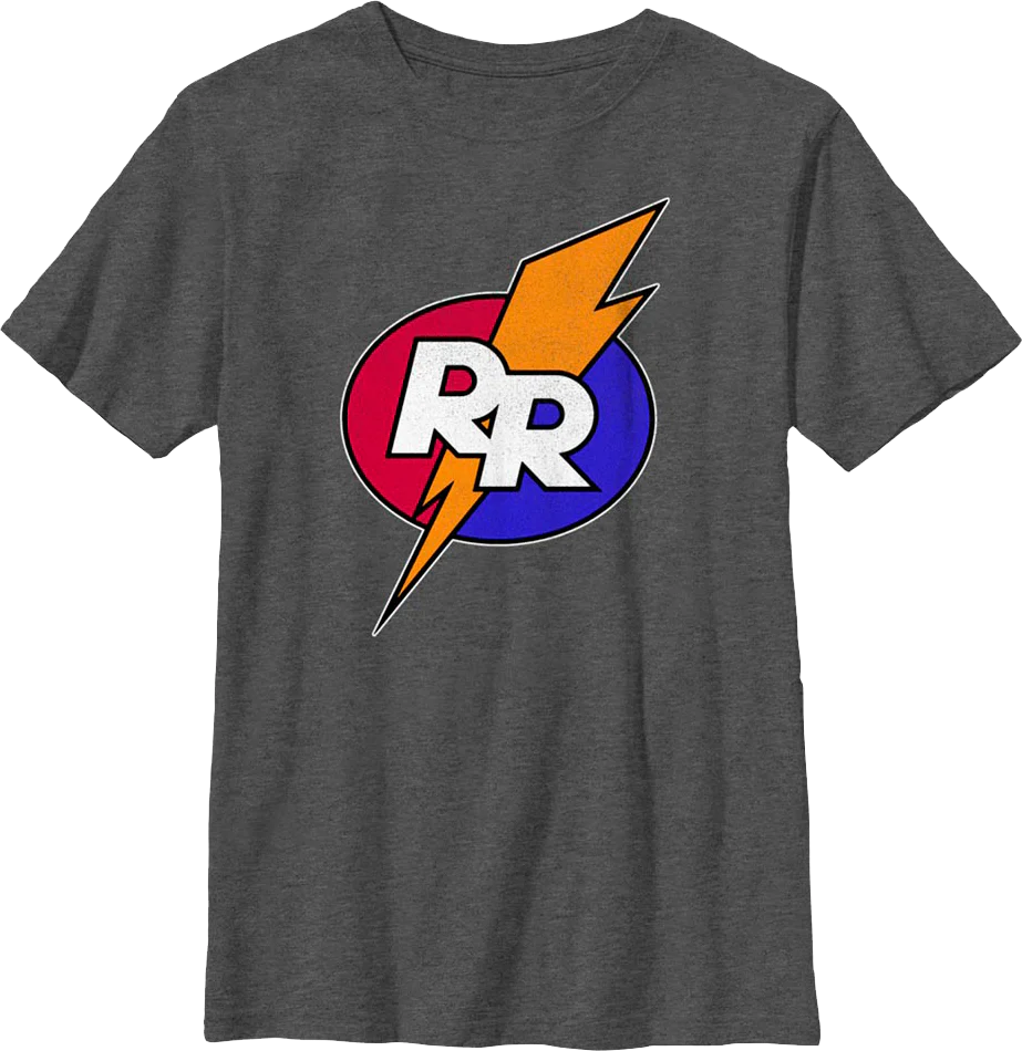 Boys Youth Lightning Bolt Logo Chip 'n Dale Rescue Rangers Shirt