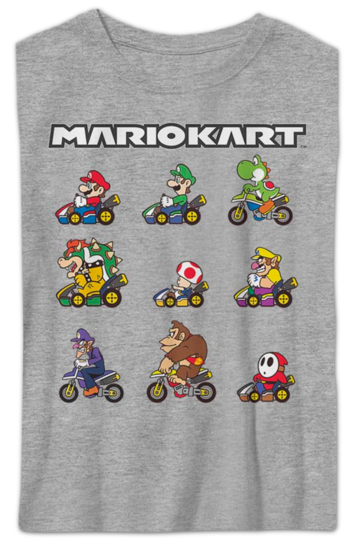 Boys Youth Mario Kart Characters Nintendo Shirt - Image 2