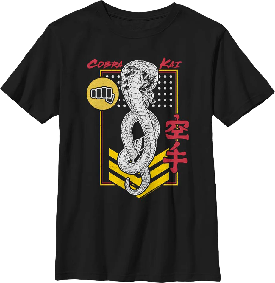 Boys Youth Patch Cobra Kai Shirt