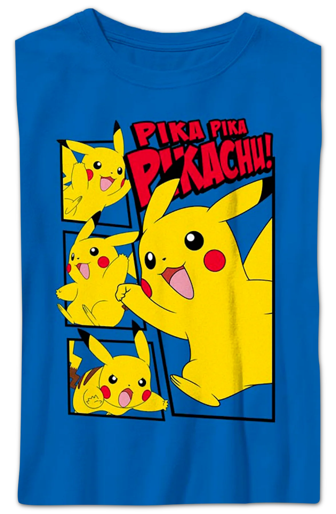 Boys Youth Pikachu Collage Pokemon Shirt - Image 2