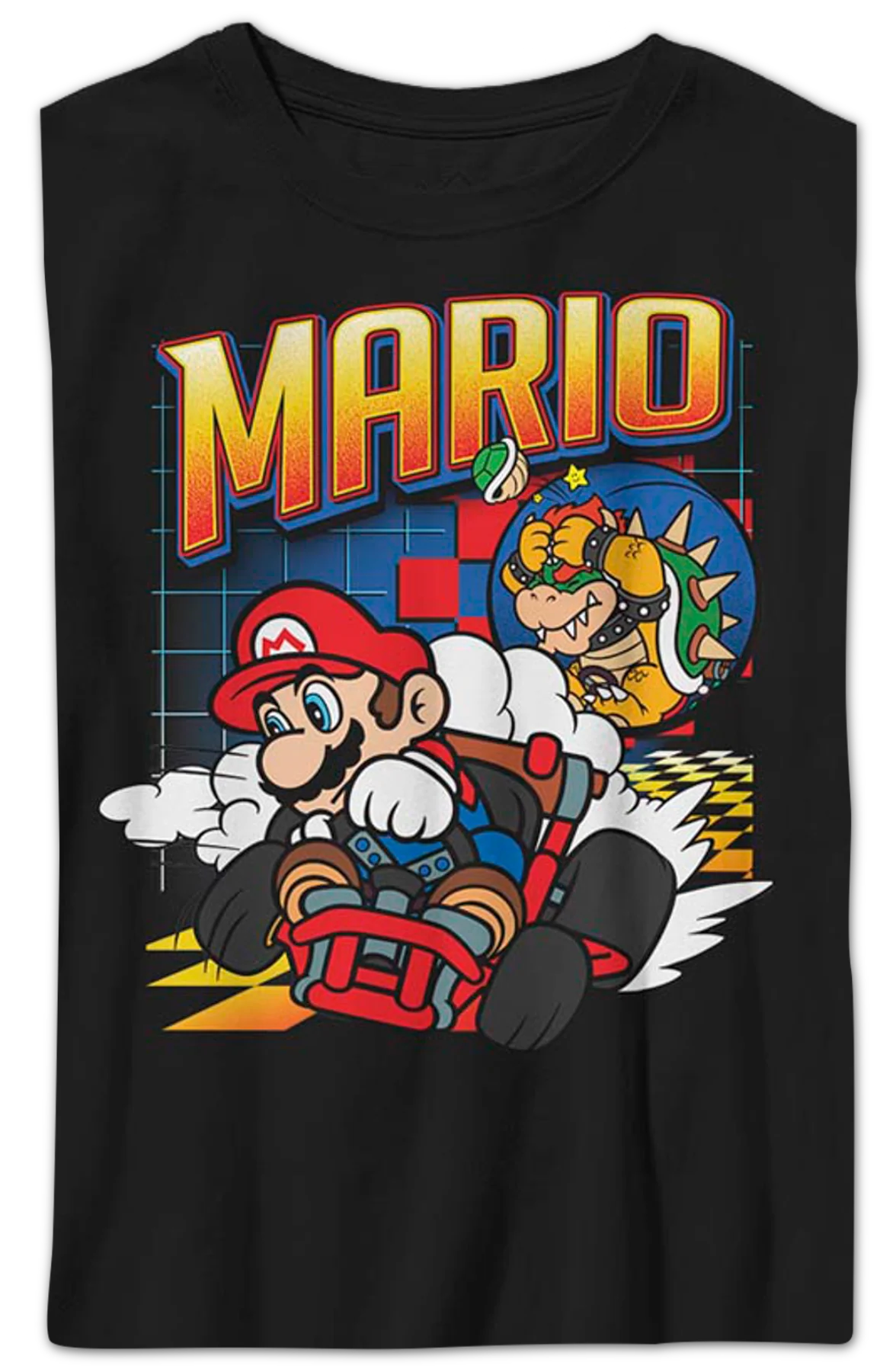 Boys Youth Racing Kart Super Mario Bros. Shirt - Image 2