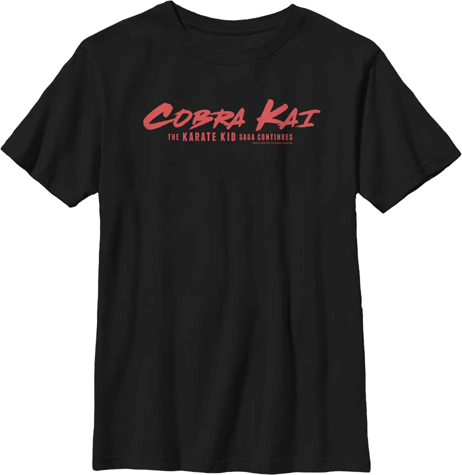 Boys Youth Saga Continues Cobra Kai Shirt - Image 2