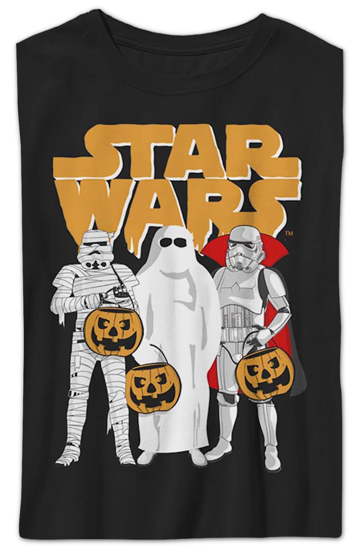 Boys Youth Stormtroopers Trick Or Treating Star Wars Shirt - Image 2