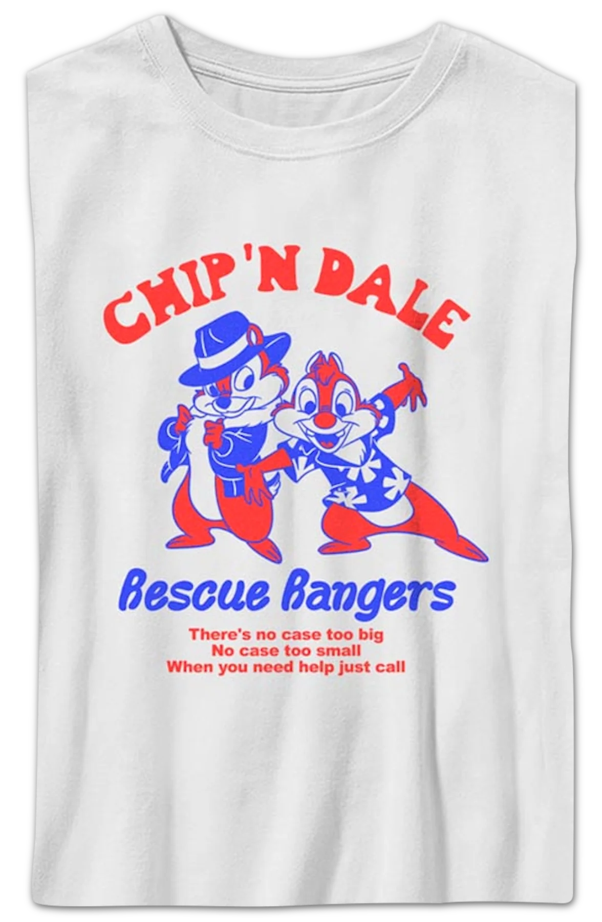 Boys Youth There's No Case Too Big Chip 'n Dale Rescue Rangers Shirt - Image 2