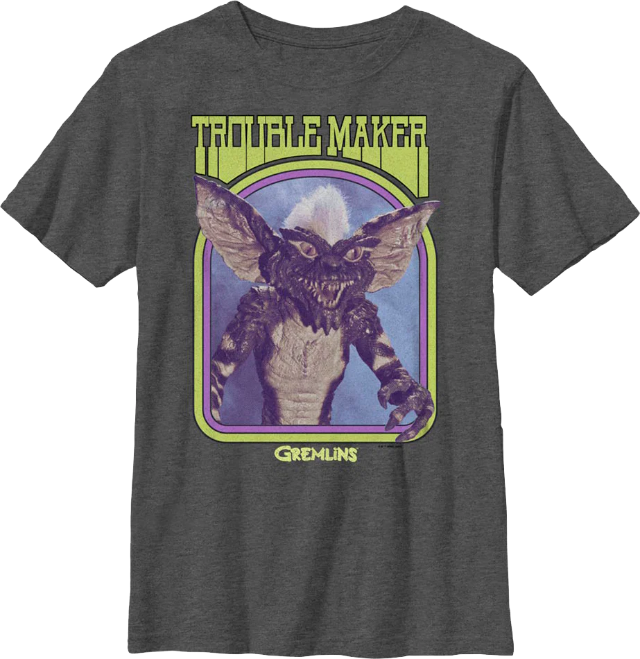Boys Youth Troublemaker Gremlins Shirt