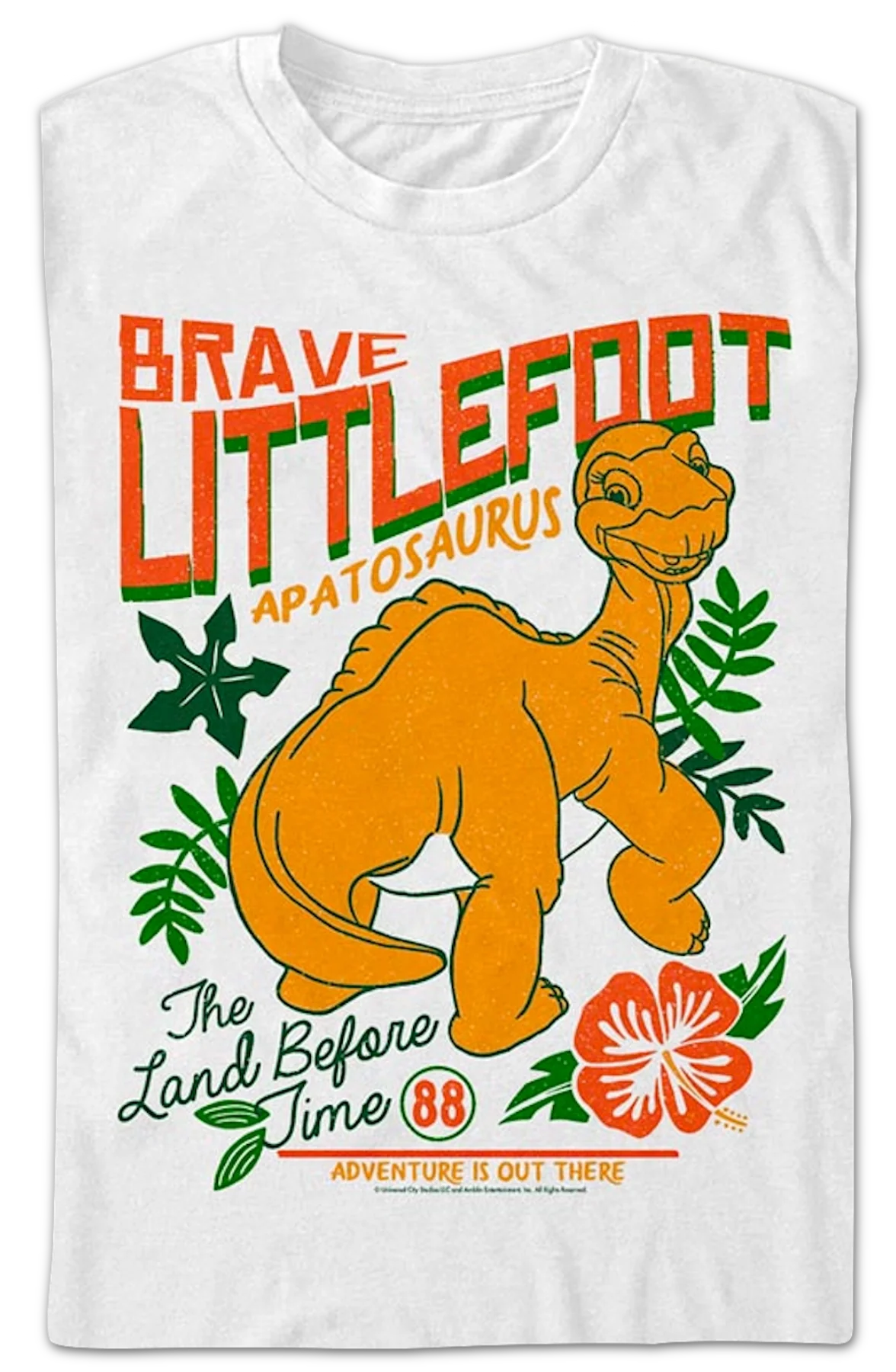 Brave Littlefoot Land Before Time T-Shirt - Image 2