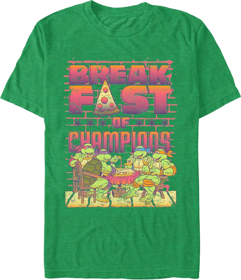 Breakfast Of Champions Teenage Mutant Ninja Turtles T-Shirt