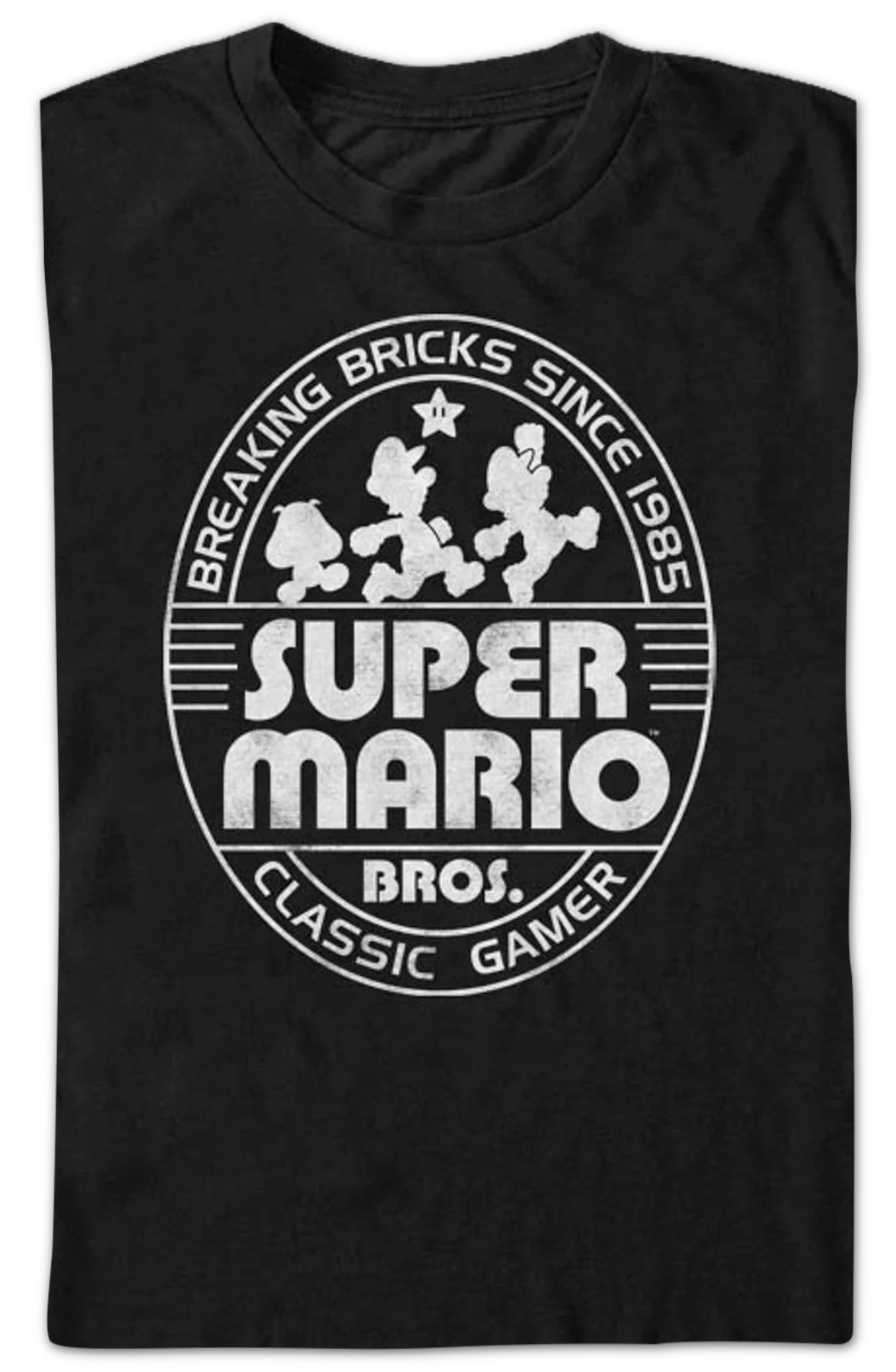 Breaking Bricks Since 1985 Super Mario Bros. T-Shirt - Image 2