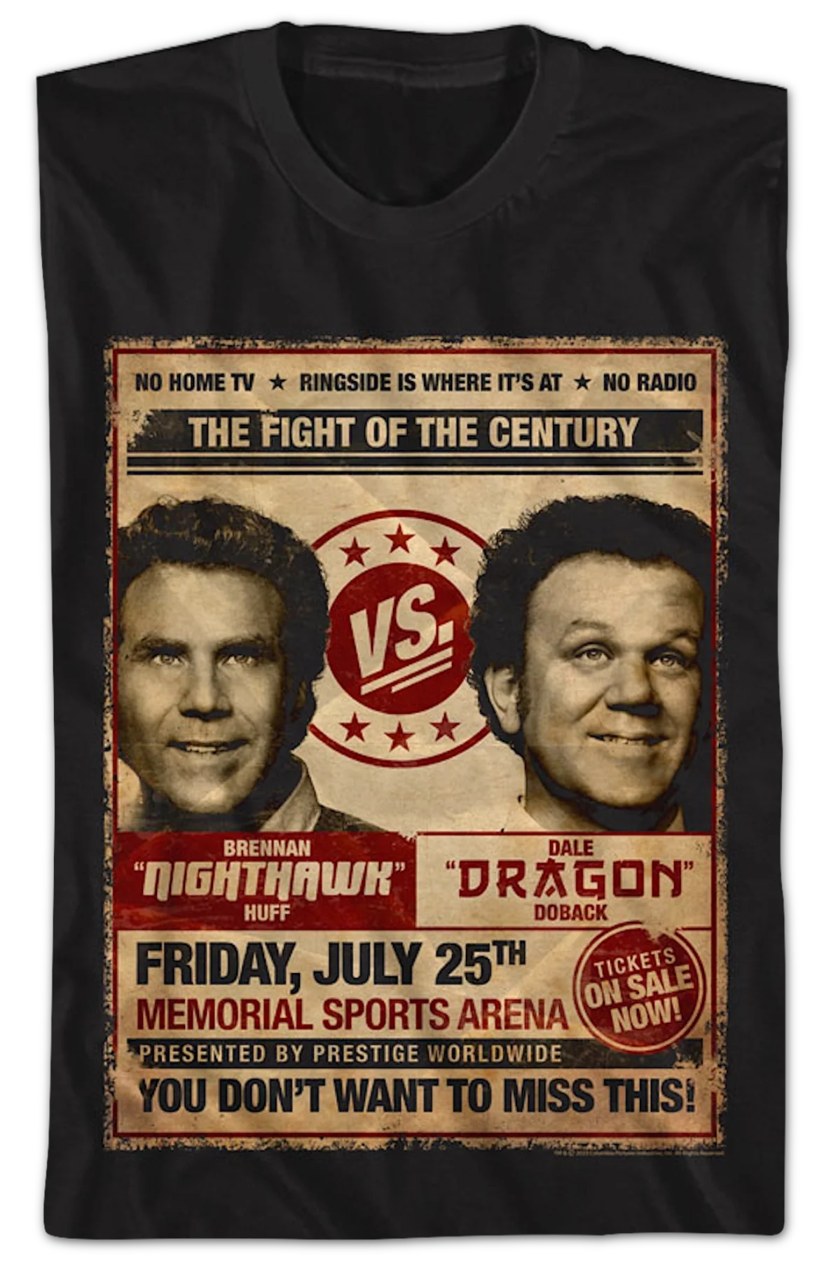 Brennan Huff vs. Dale Doback Step Brothers T-Shirt - Image 2