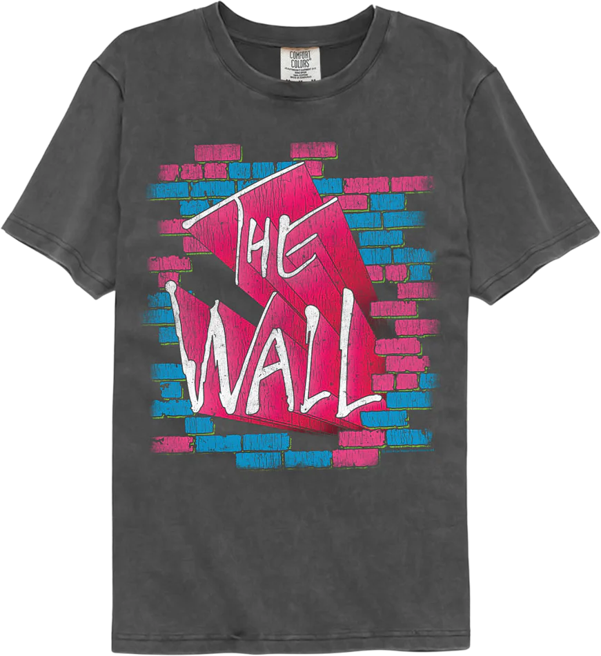 Brick Wall Pink Floyd Comfort Colors Brand T-Shirt