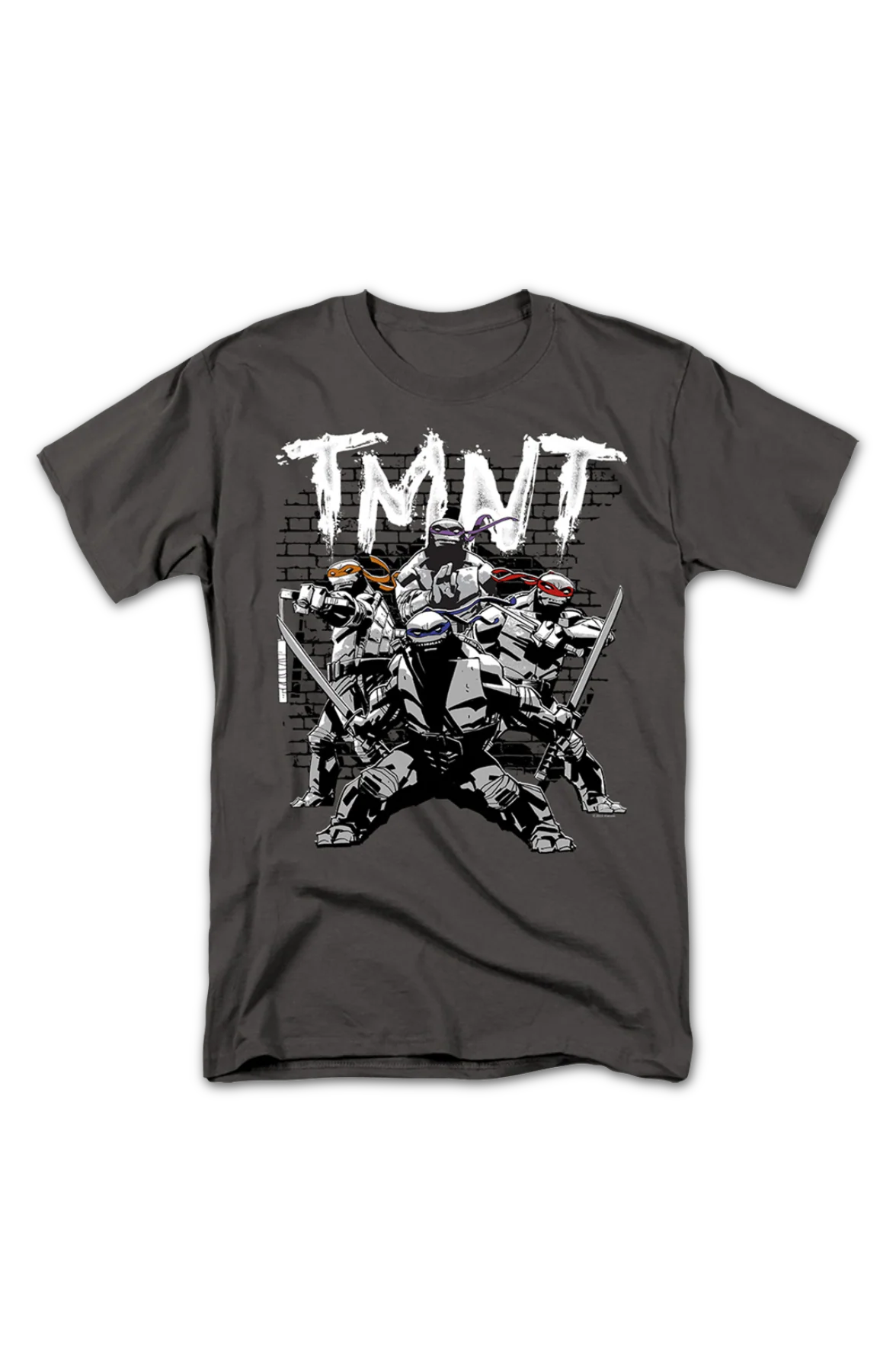 Brick Wall Pose Teenage Mutant Ninja Turtles T-Shirt - Image 2