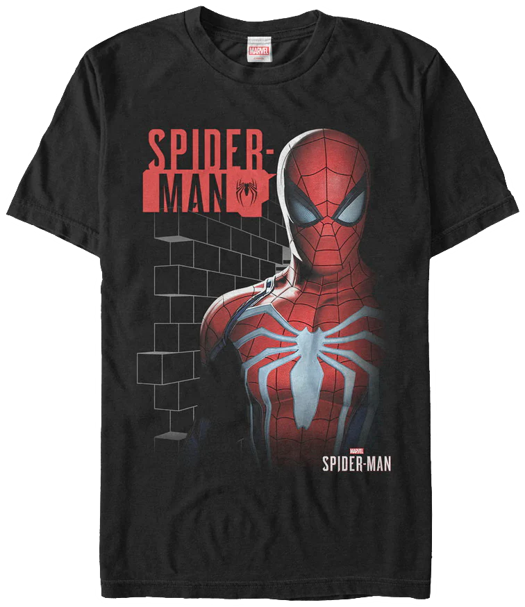 Brick Wall Spider-Man T-Shirt