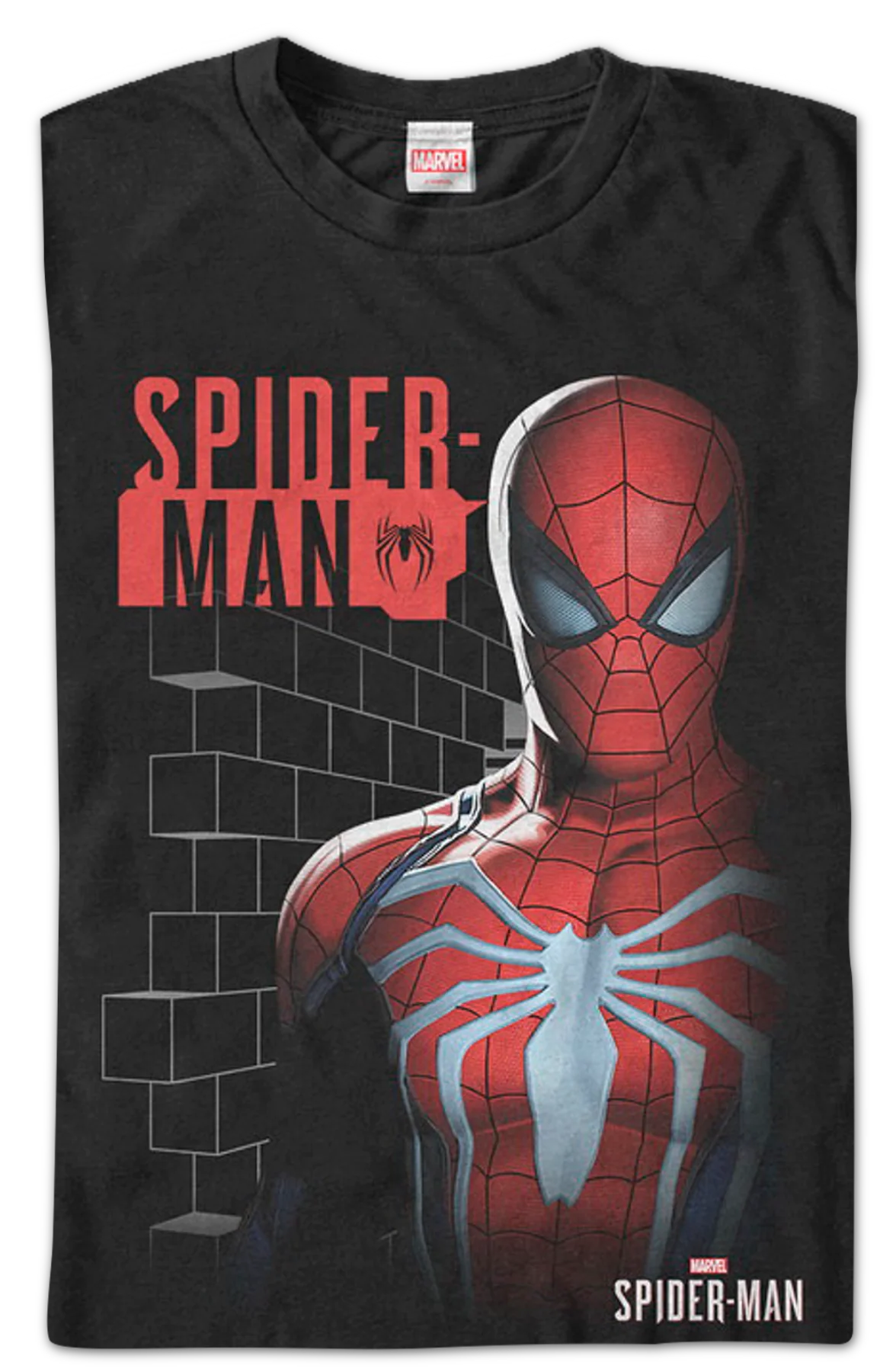 Brick Wall Spider-Man T-Shirt - Image 2