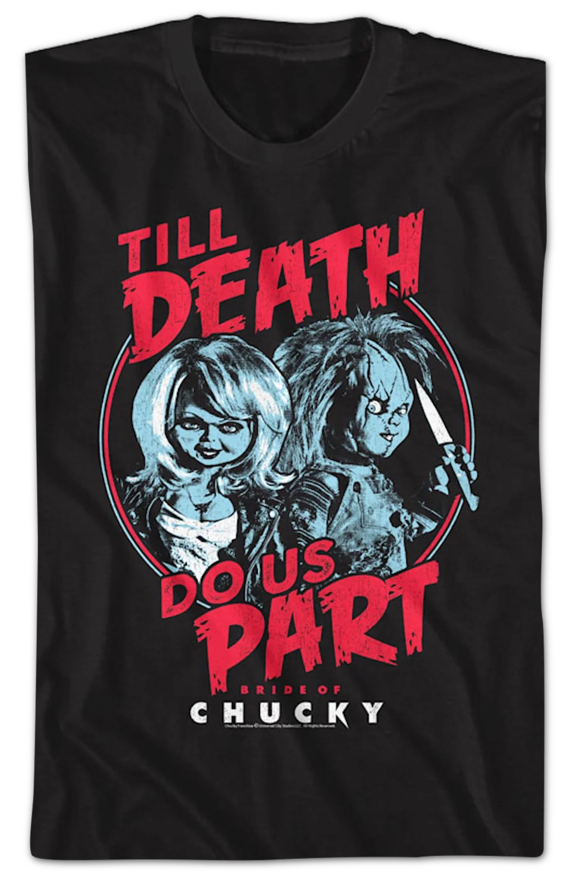 Bride Of Chucky Till Death Do Us Part Child's Play T-Shirt - Image 2
