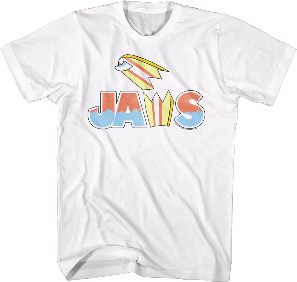 Broken Surfboard Jaws T-Shirt
