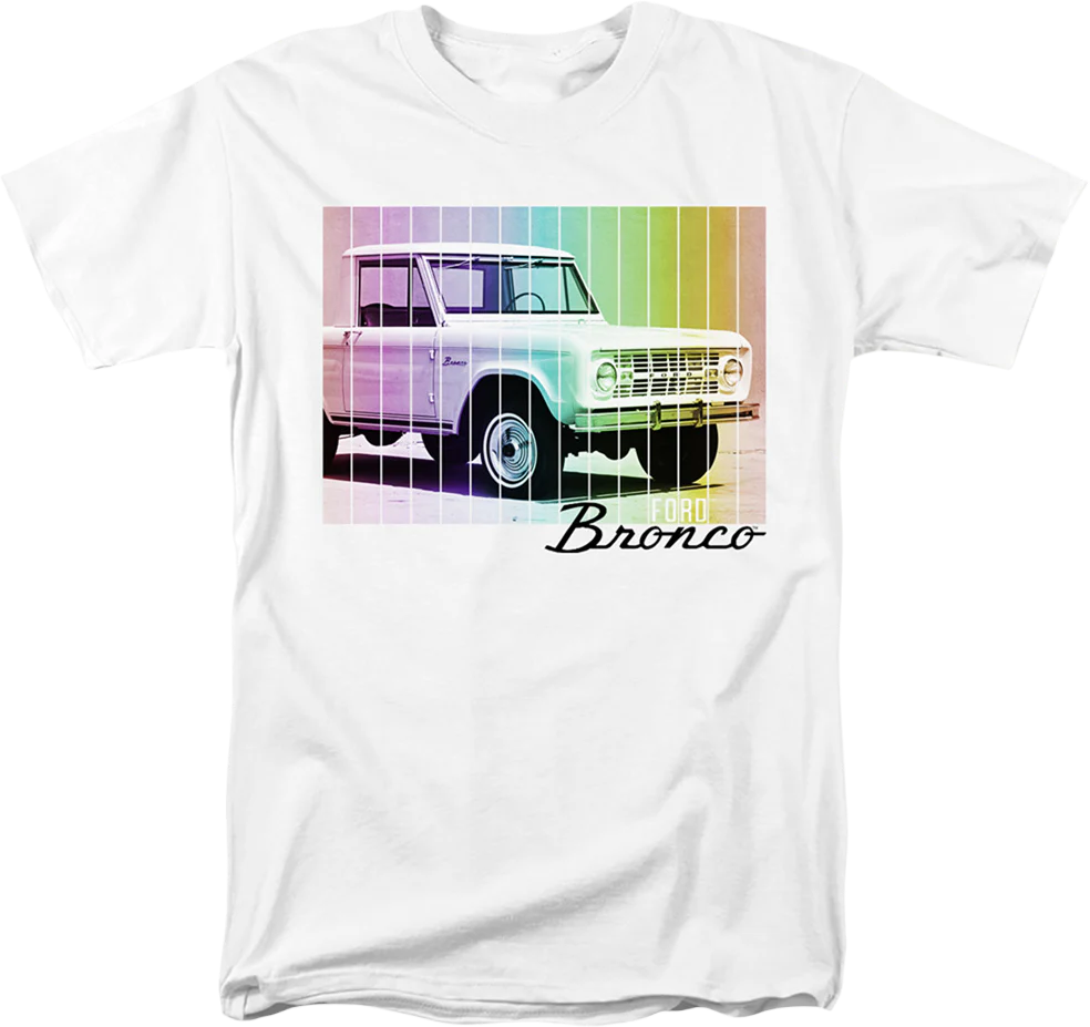 Bronco Retro Panels Ford T-Shirt