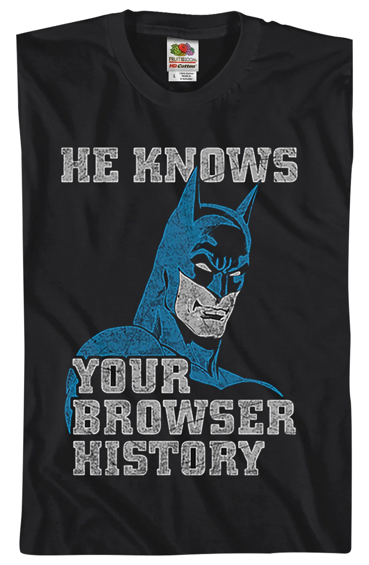 Browser History Batman T-Shirt - Image 2
