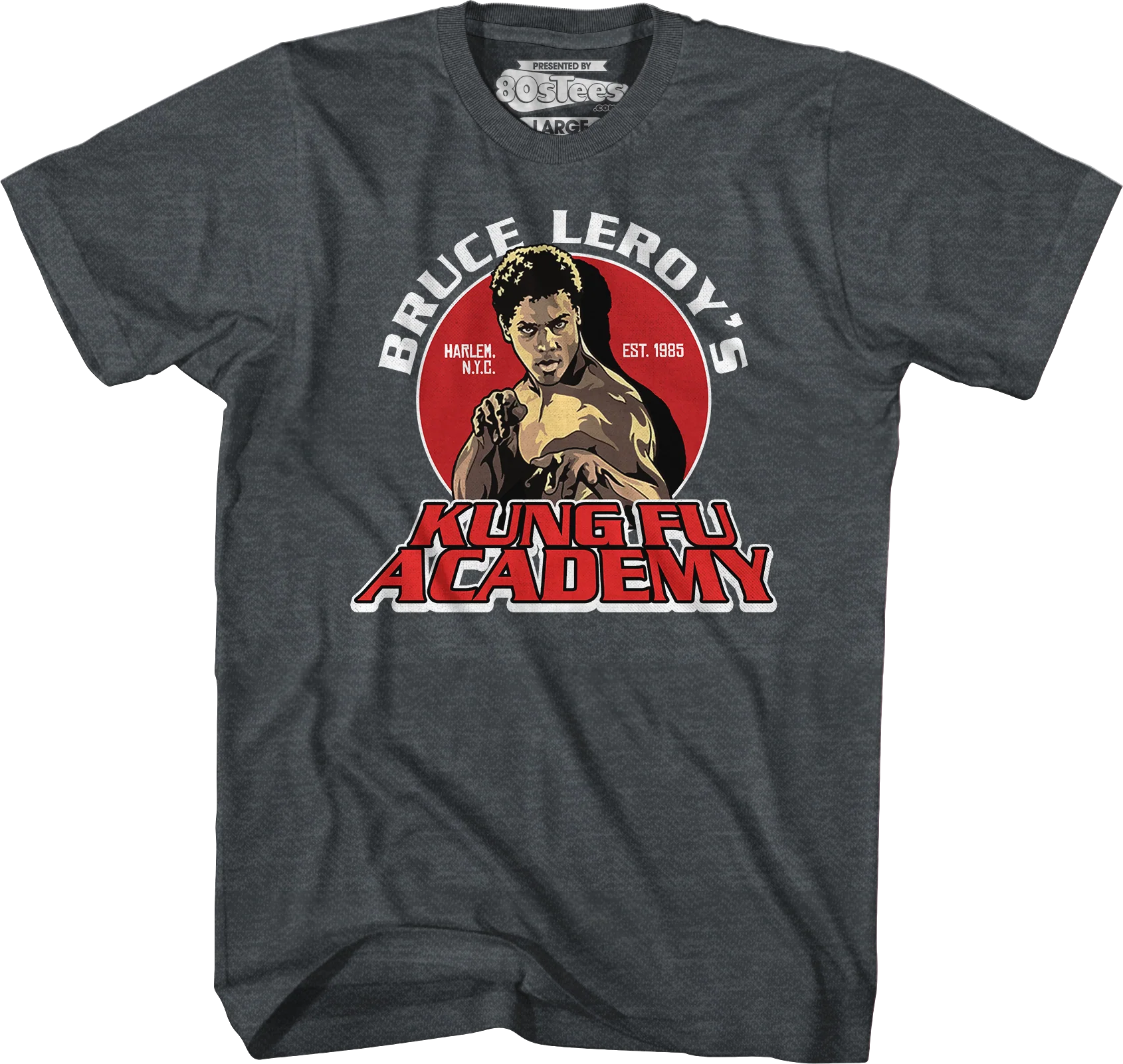 Bruce Leroy's Kung Fu Academy The Last Dragon T-Shirt - Image 7