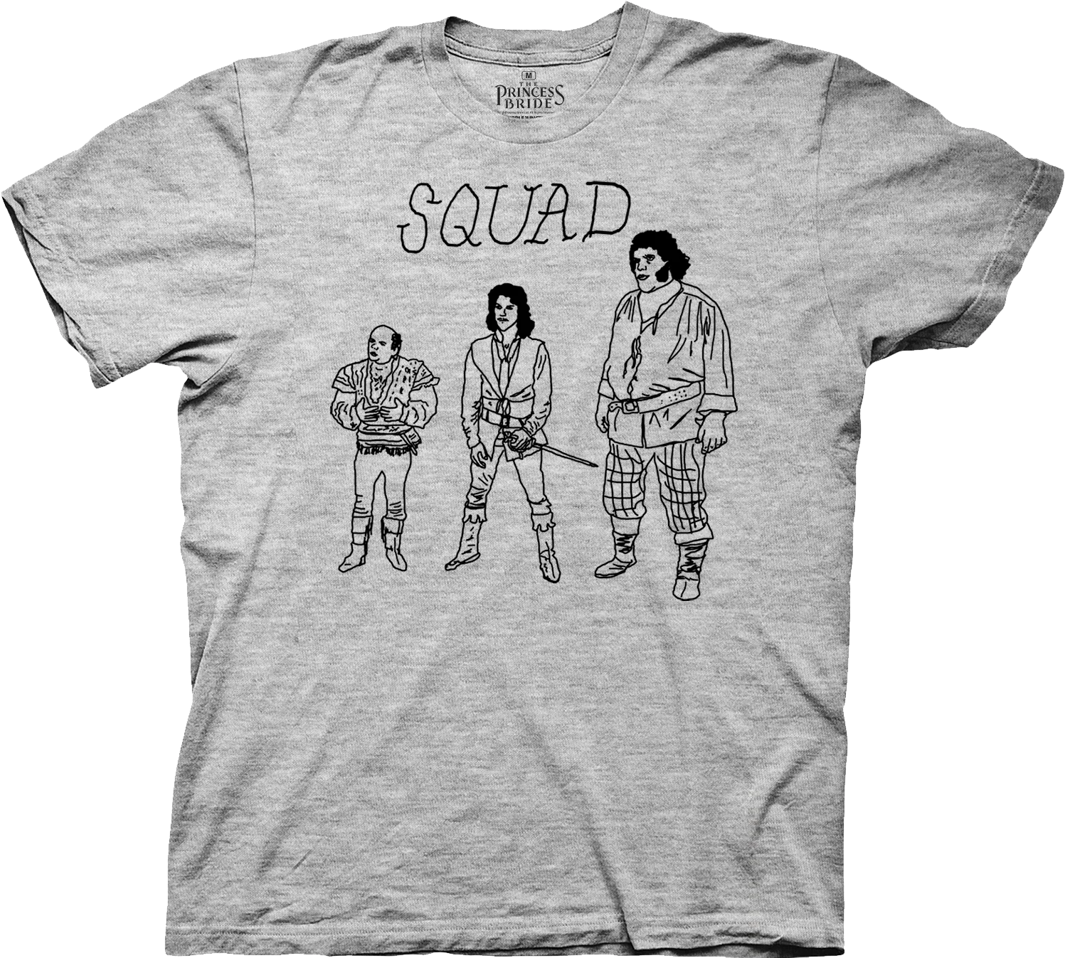 Brute Squad Sketch Princess Bride T-Shirt