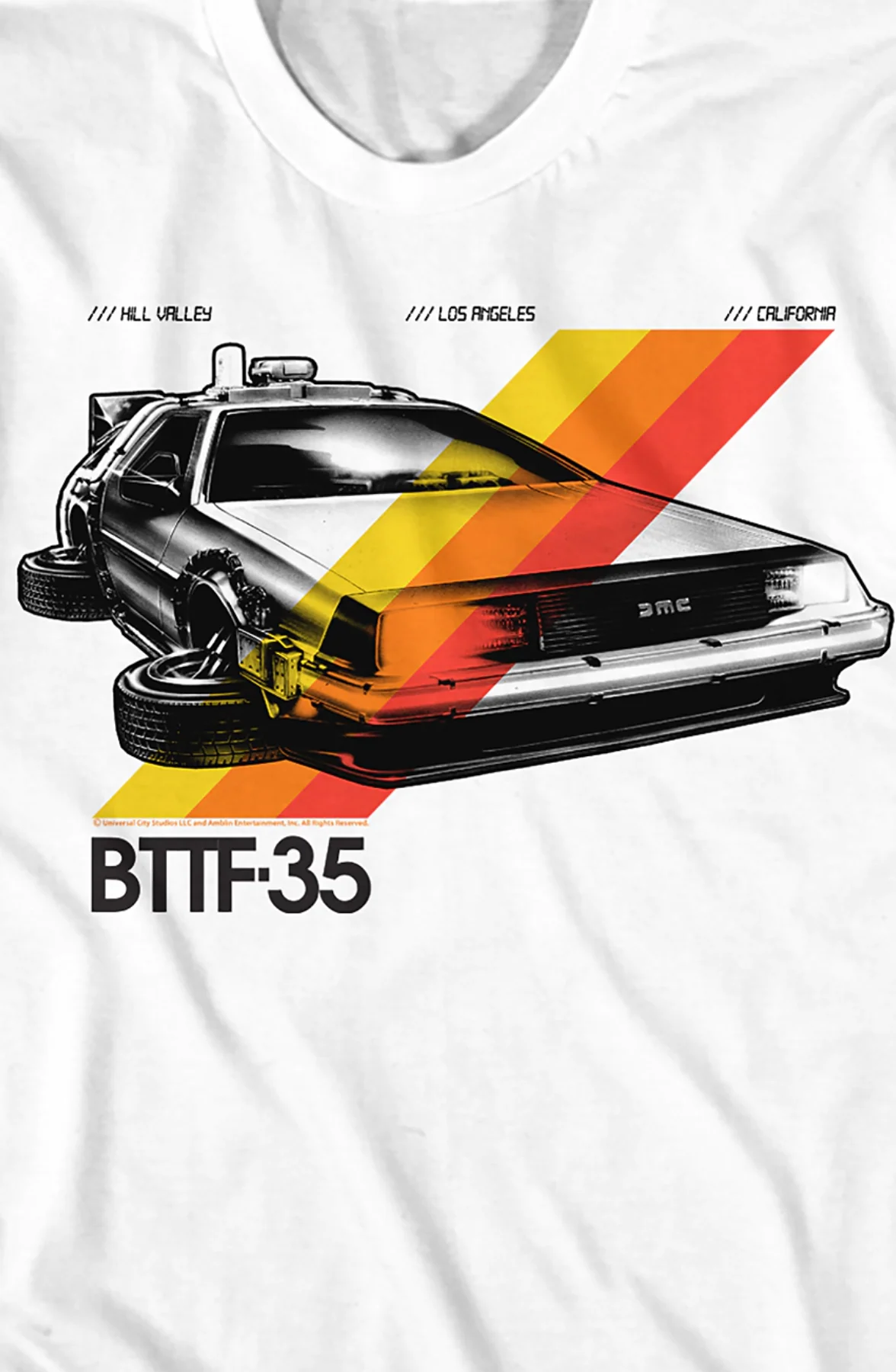 BTTF-35 Back To The Future 35th Anniversary T-Shirt - Image 2
