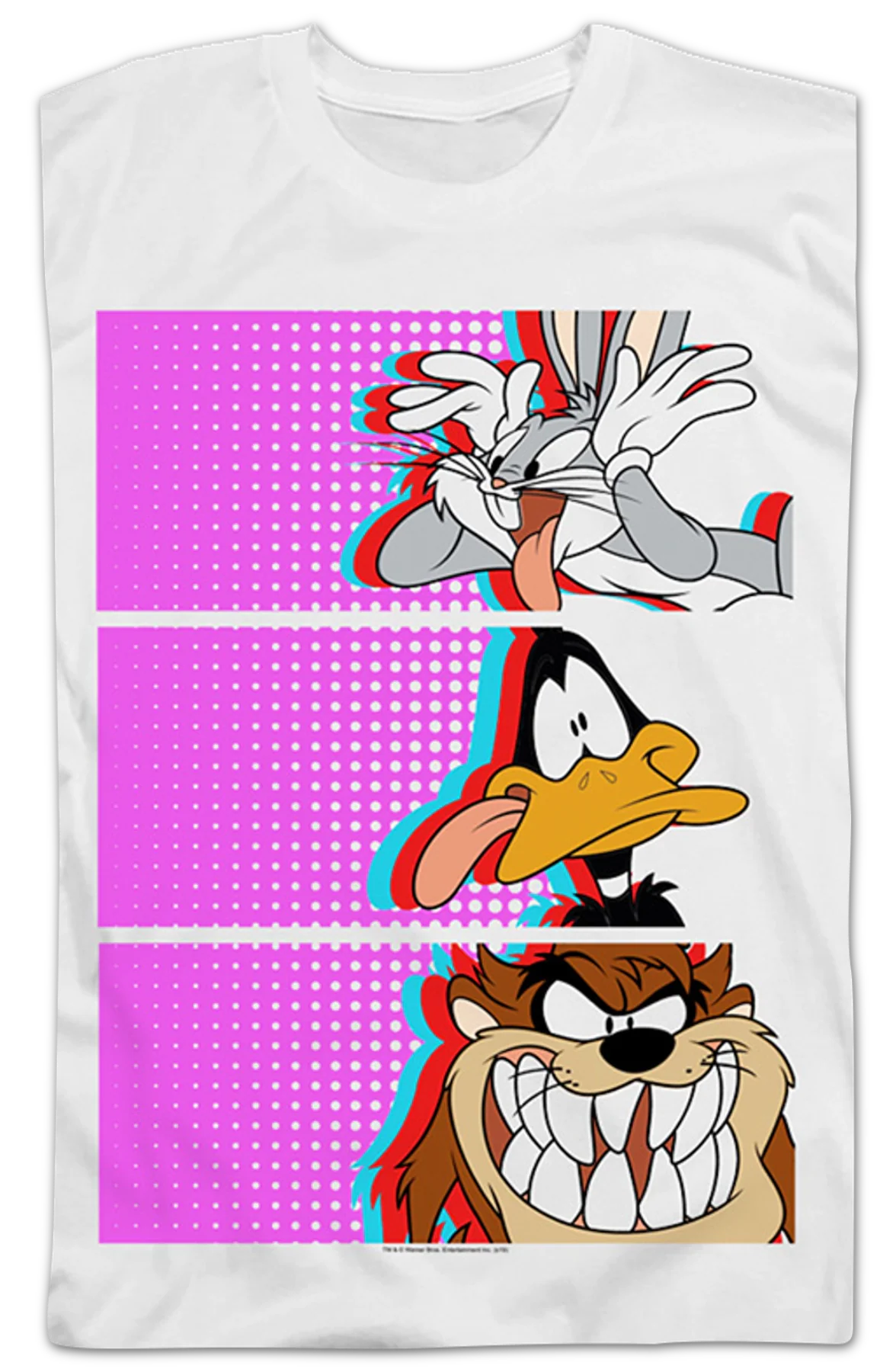 Bugs Bunny Daffy Duck Tasmanian Devil Looney Tunes T-Shirt - Image 2