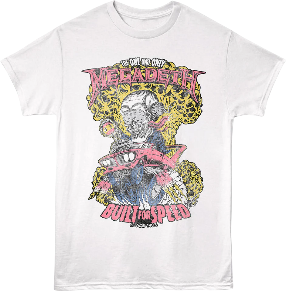 Built For Speed Megadeth T-Shirt