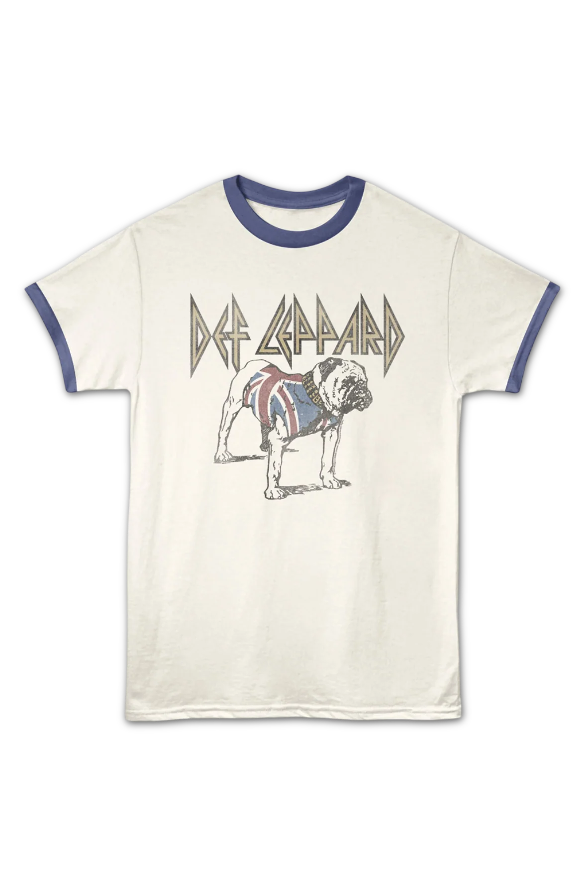 Bulldog Def Leppard Ringer Shirt - Image 2