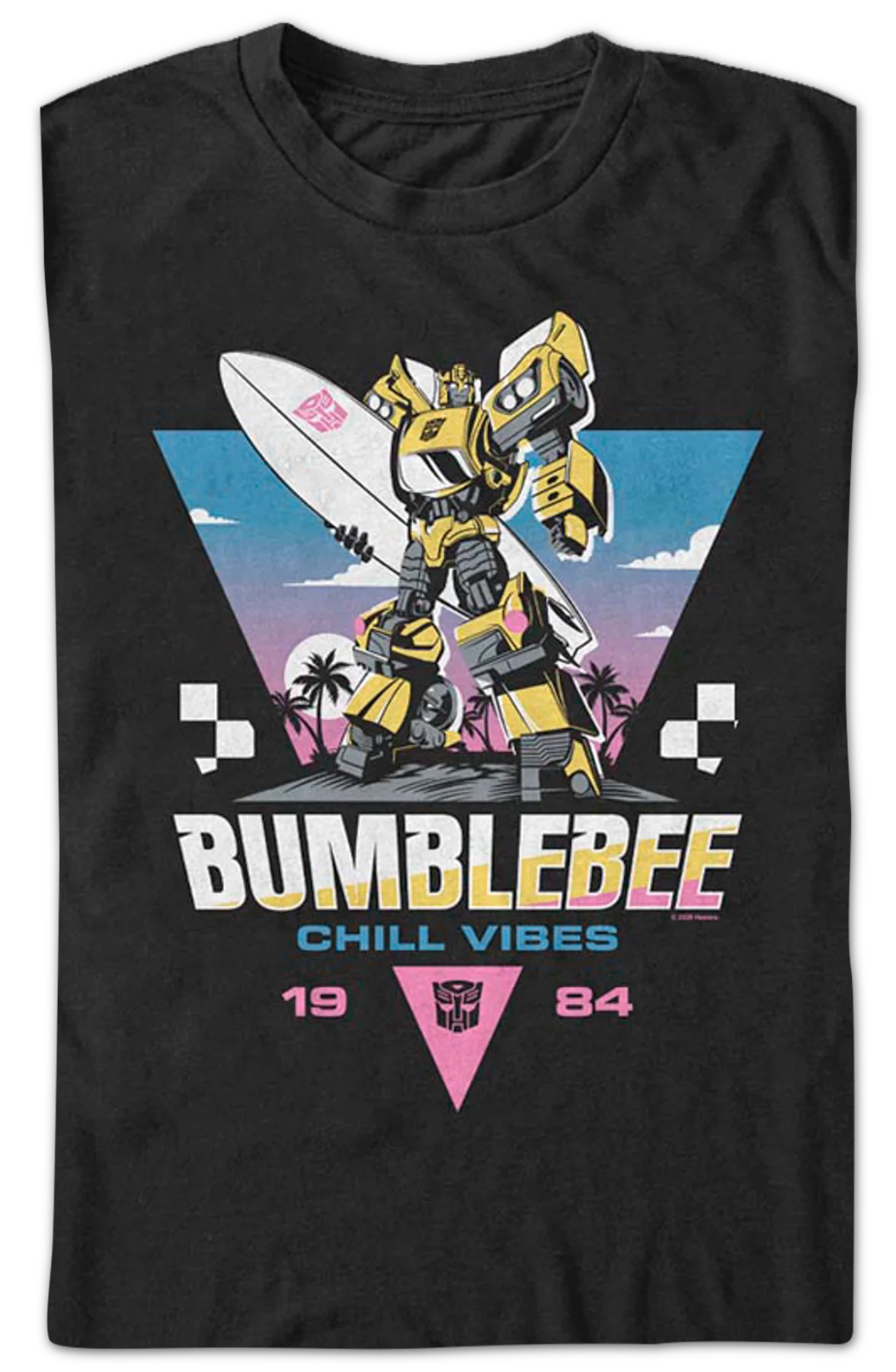 Bumblebee Chill Vibes Transformers T-Shirt - Image 2