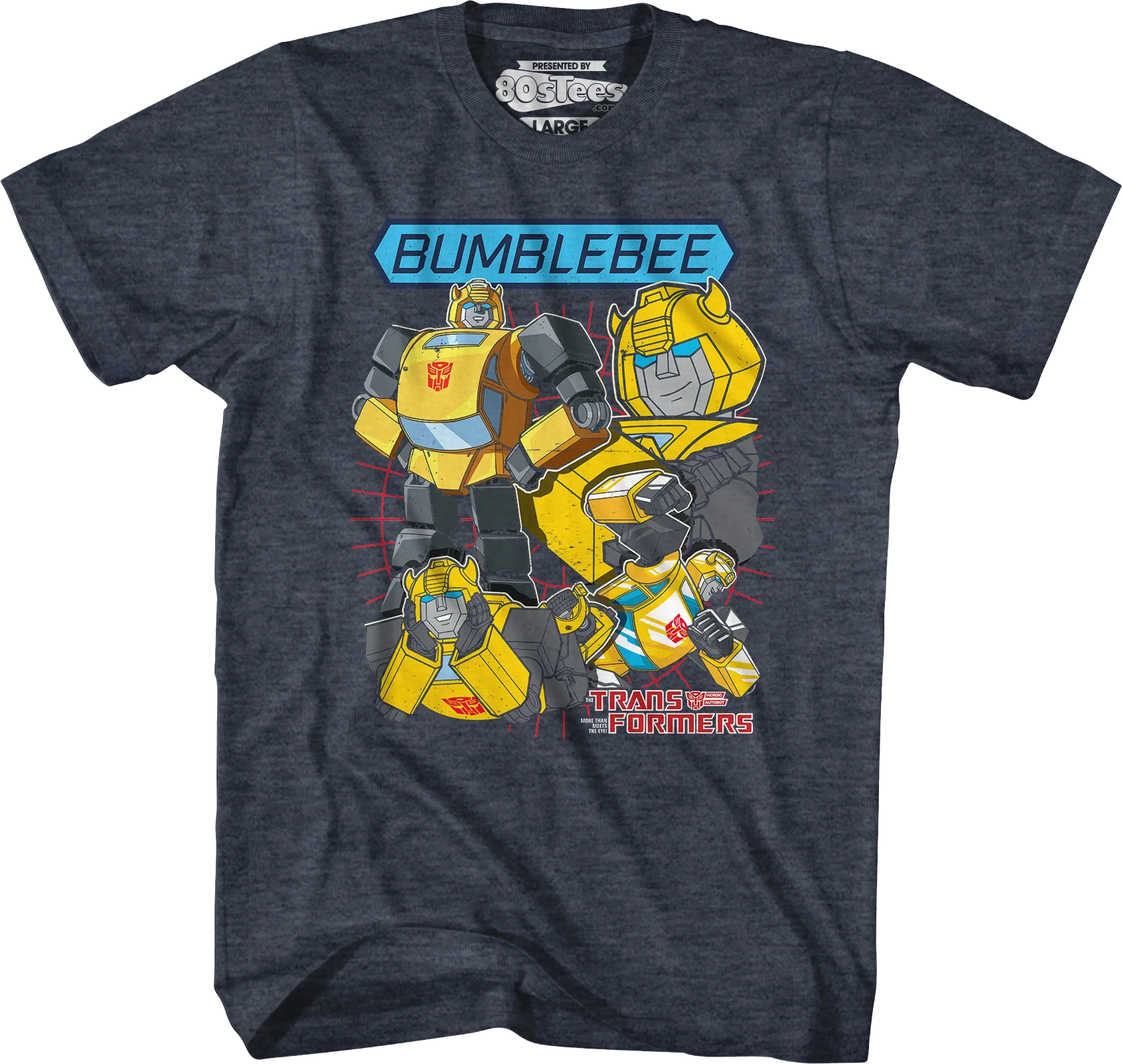 Bumblebee Collage Transformers T-Shirt - Image 4