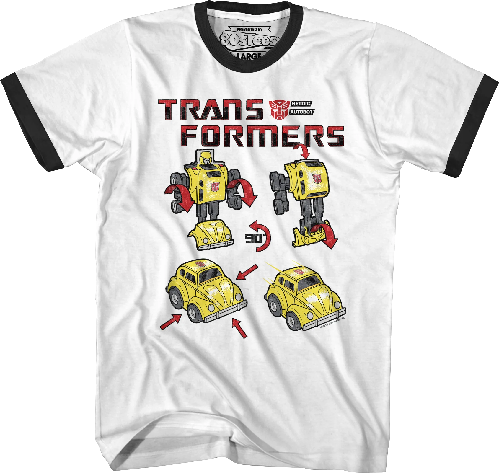 Bumblebee Form Steps Transformers T-Shirt - Image 5