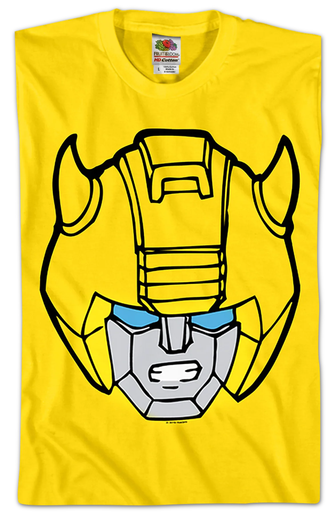 Bumblebee Head Shot Transformers T-Shirt - Image 2