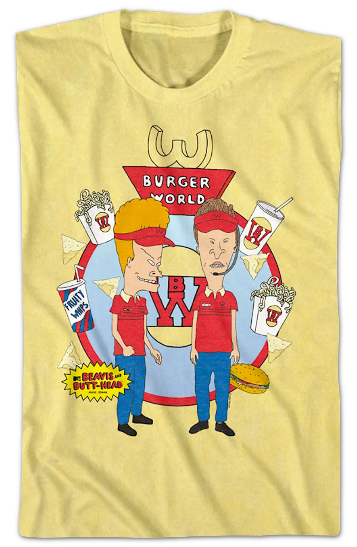 Burger World Beavis And Butt-Head T-Shirt - Image 2