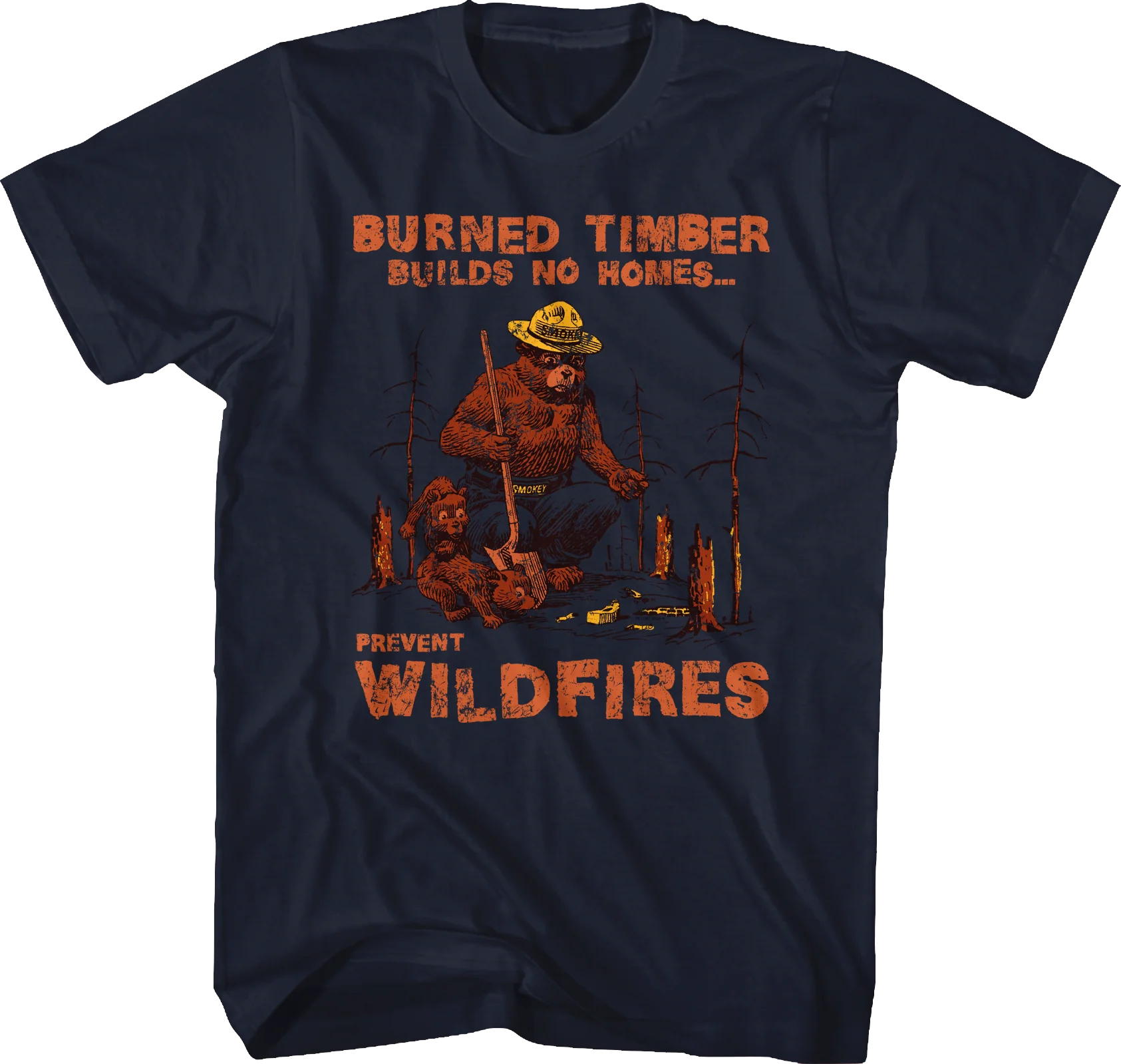 Burned Timber Smokey Bear T-Shirt