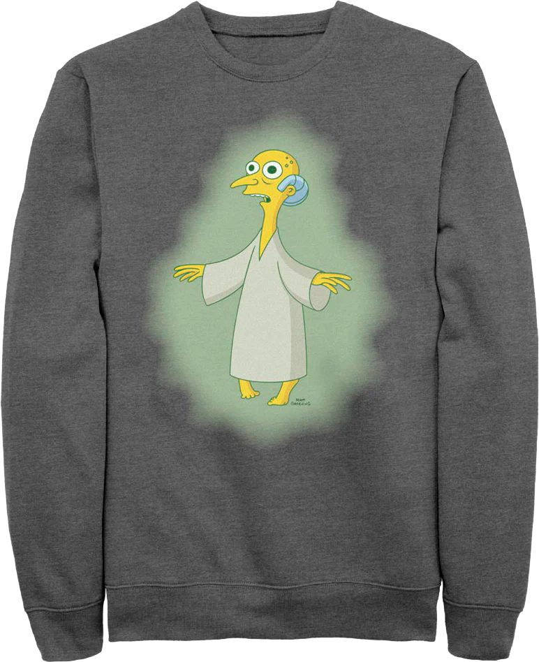 Burns Files The Simpsons Sweatshirt