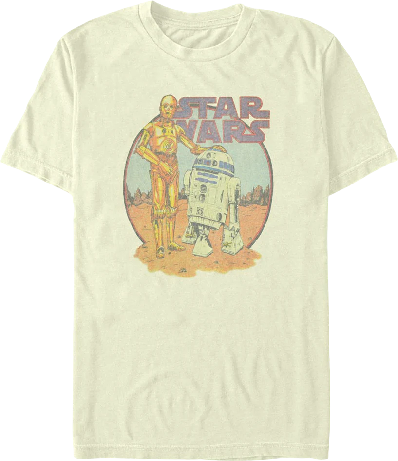 C-3PO and R2-D2 BFFs Star Wars T-Shirt