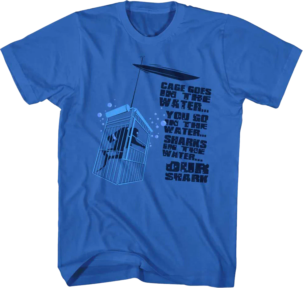 Cage Goes In The Water Jaws T-Shirt