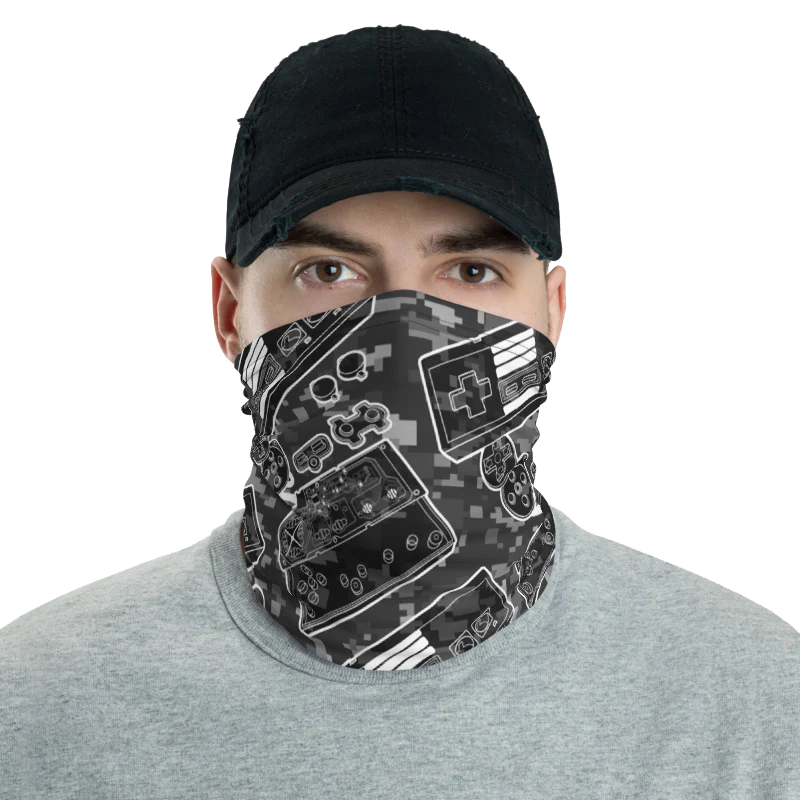 Camo Controller Diagram Nintendo Neck Gaiter - Image 2