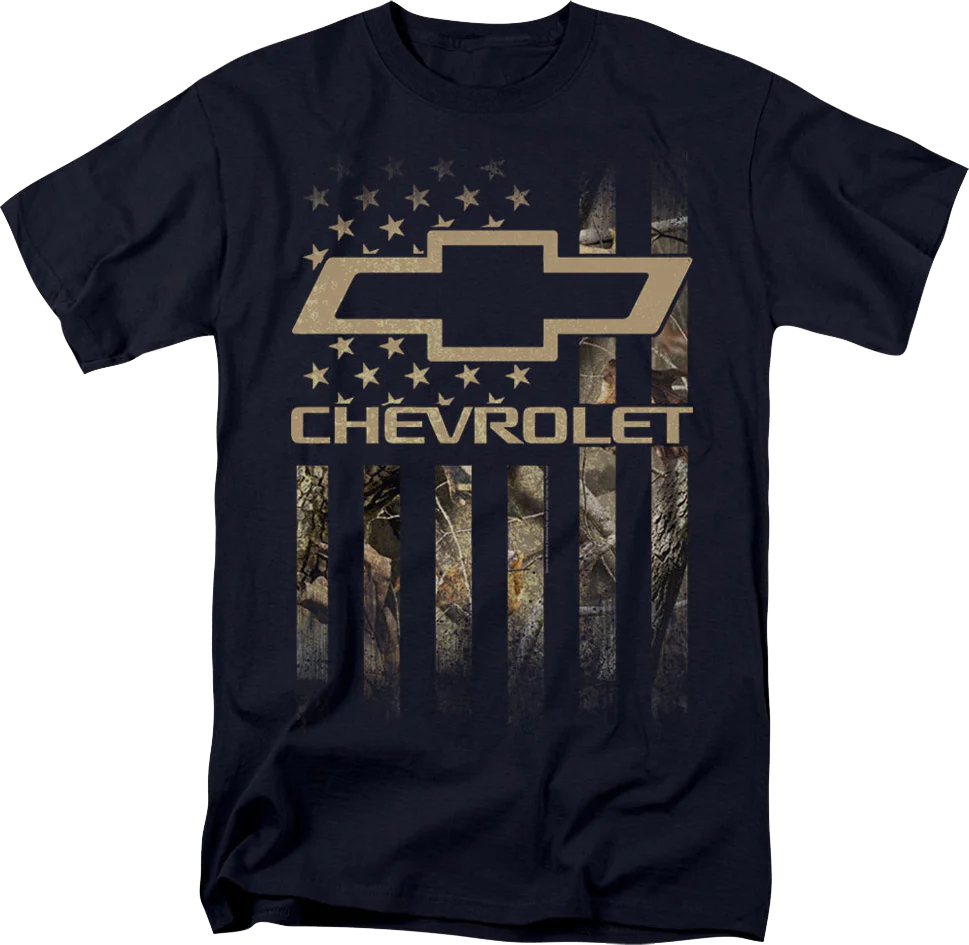 Camo Flag Chevrolet T-Shirt