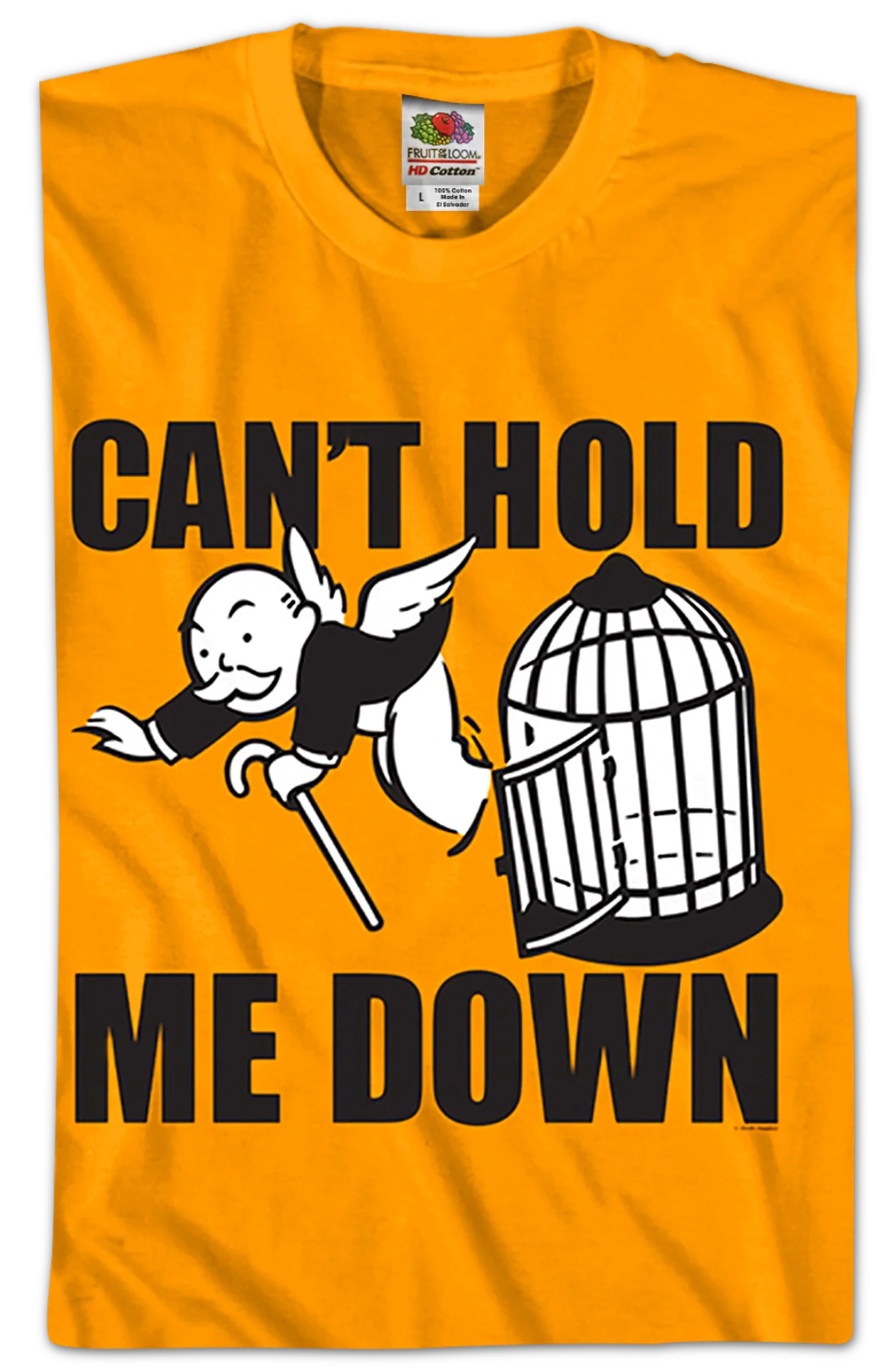 Can't Hold Me Down Monopoly T-Shirt - Image 2