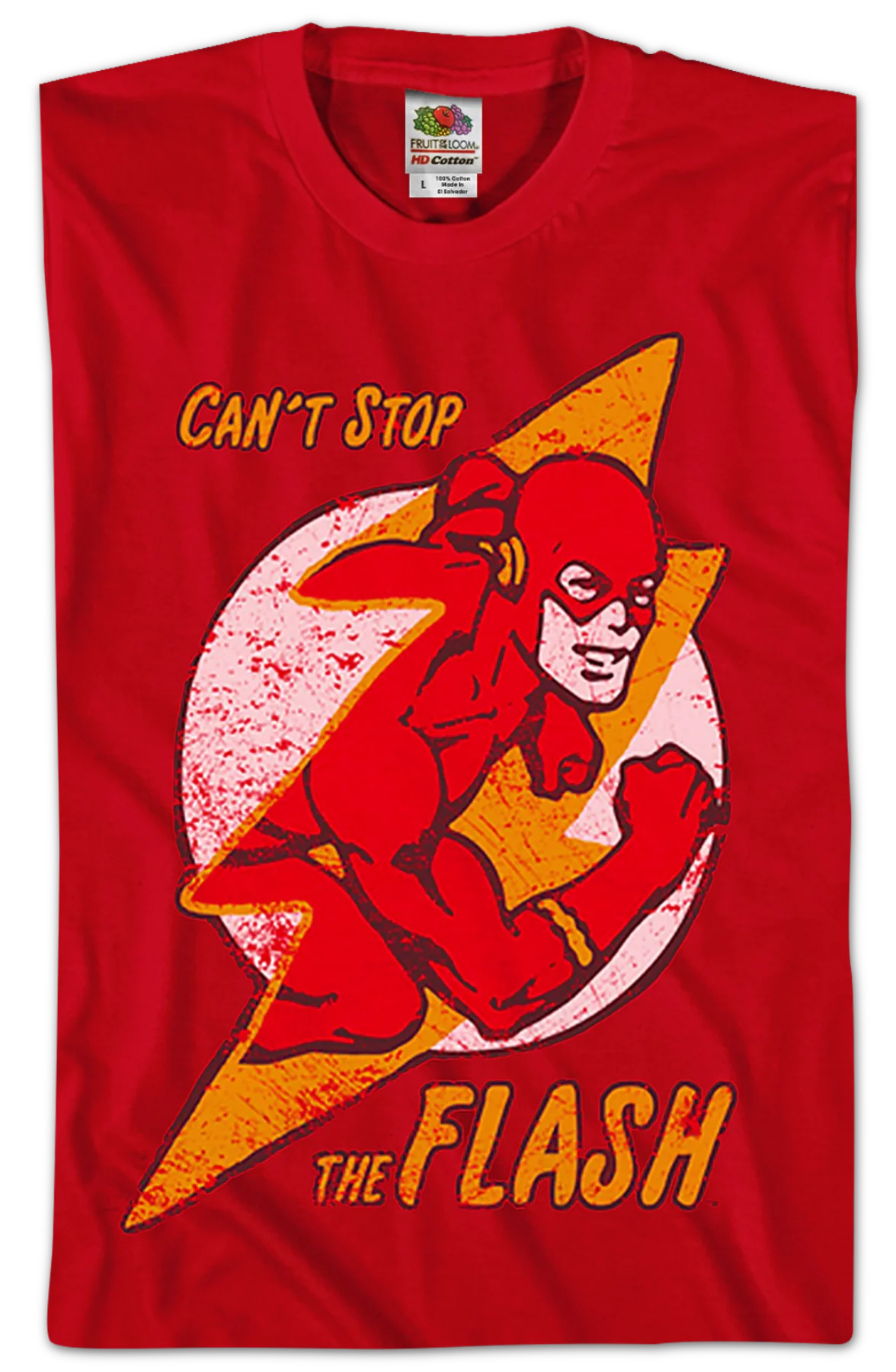 Can't Stop The Flash DC Comics T-Shirt - Image 2
