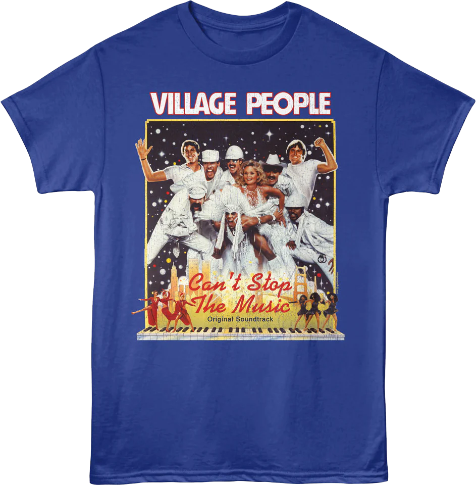 Can't Stop the Music Village People T-Shirt