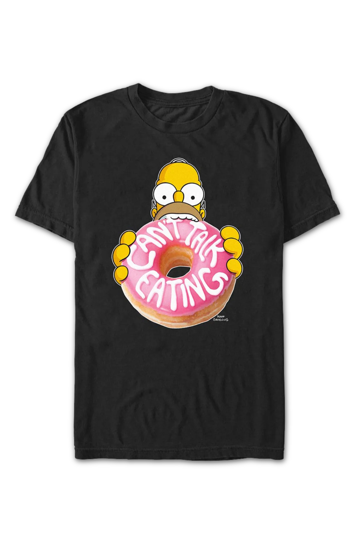 Can't Talk Eating Simpsons T-Shirt - Image 2