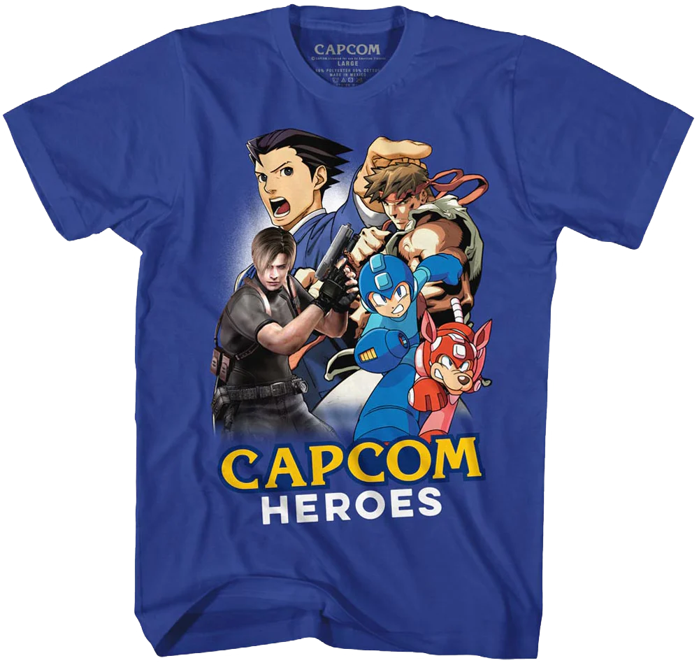 Capcom Heroes T-Shirt