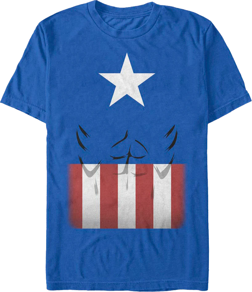 Captain America Costume T-Shirt