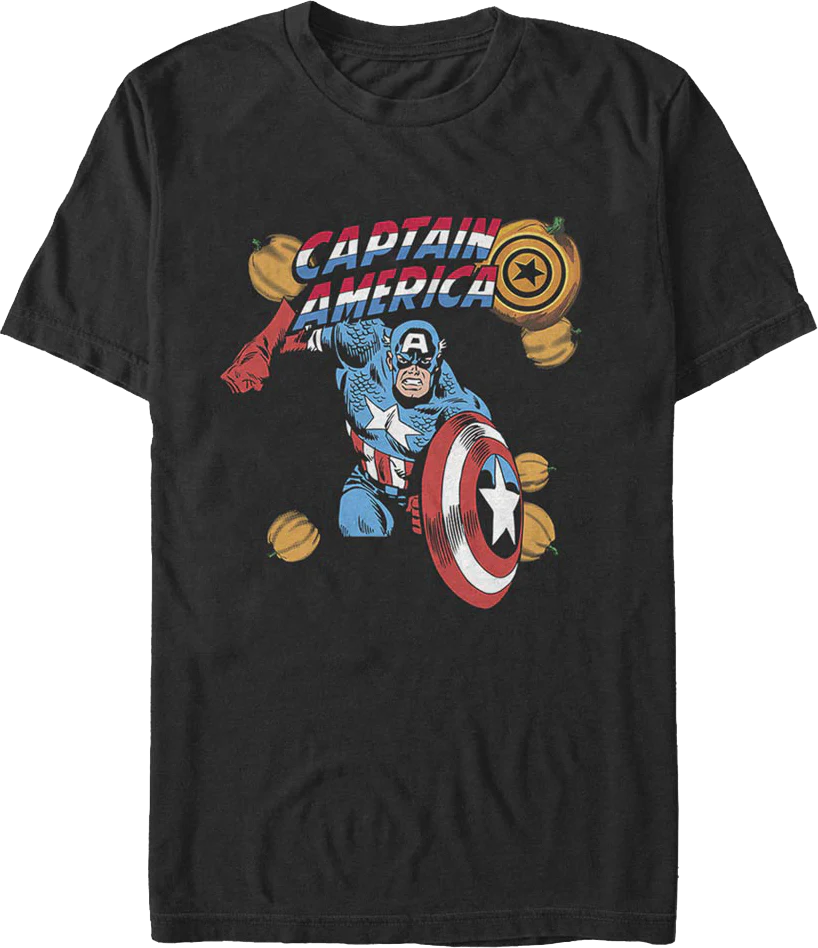 Captain America Halloween Marvel Comics T-Shirt