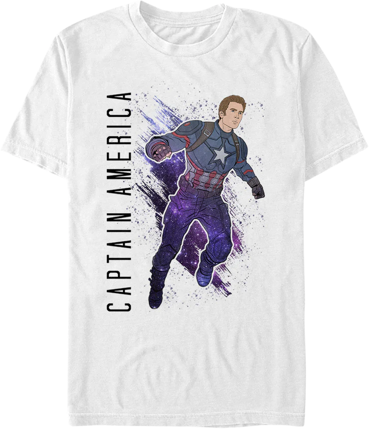 Captain America Painting Avengers Endgame T-Shirt