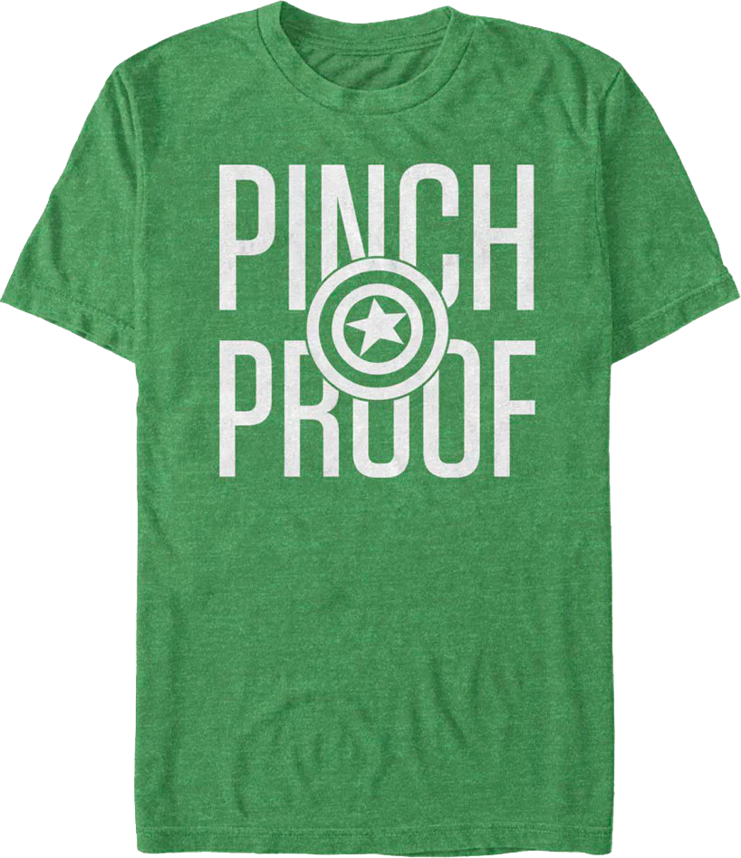 Captain America Pinch Proof Marvel Comics T-Shirt