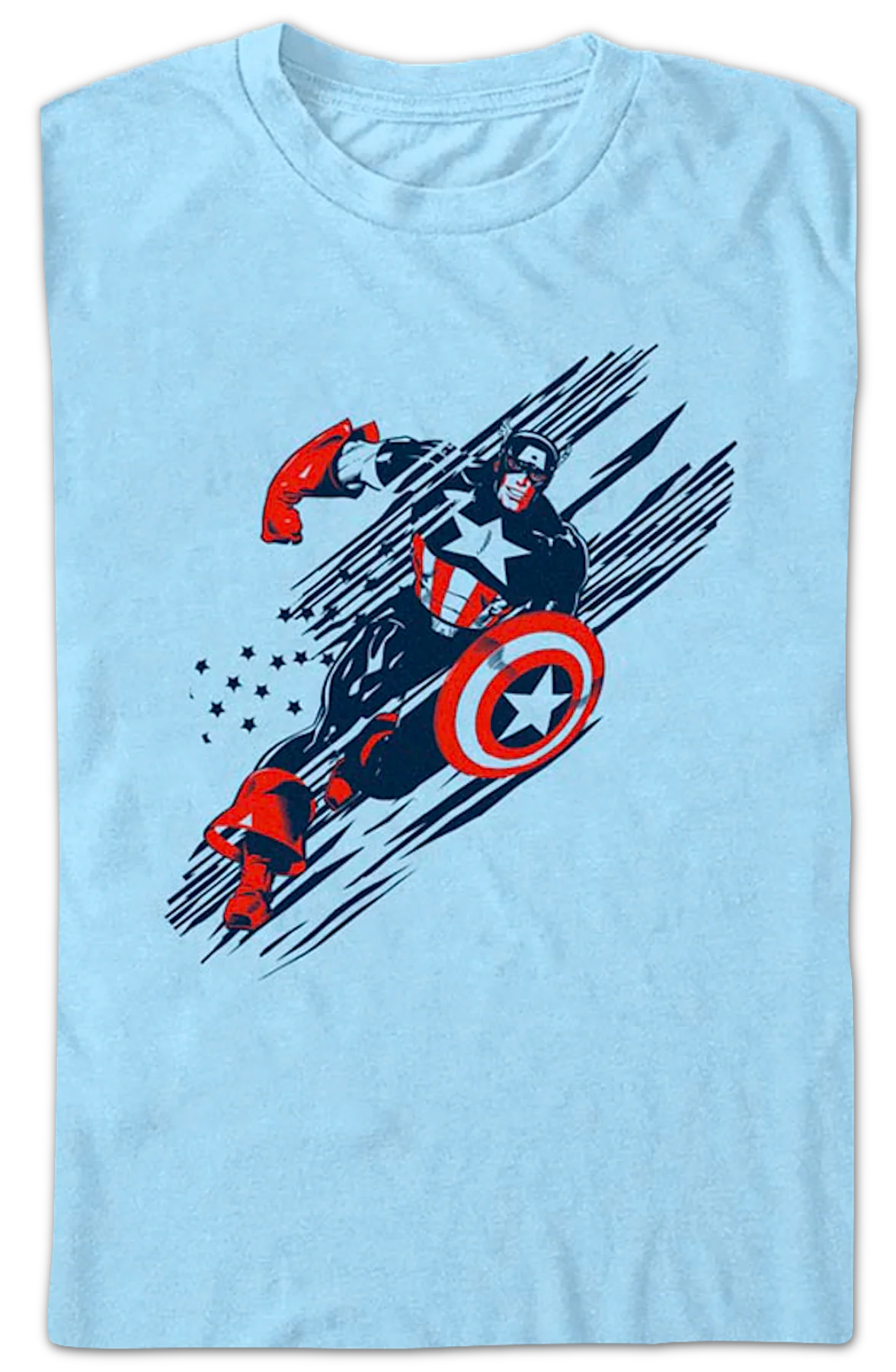 Captain America Swift Justice Marvel Comics T-Shirt - Image 2