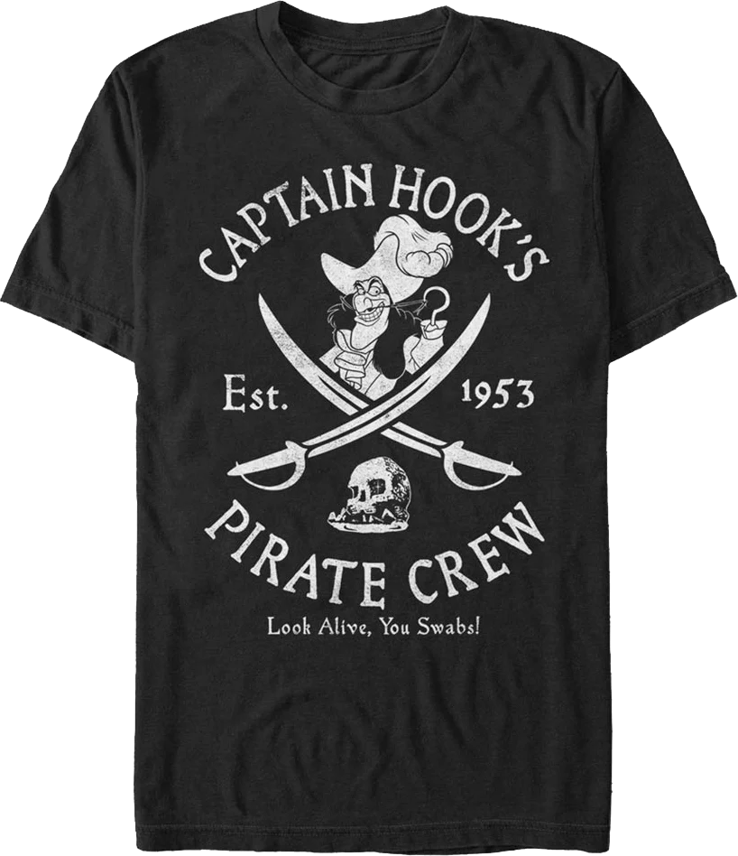 Captain Hook's Pirate Crew Disney T-Shirt